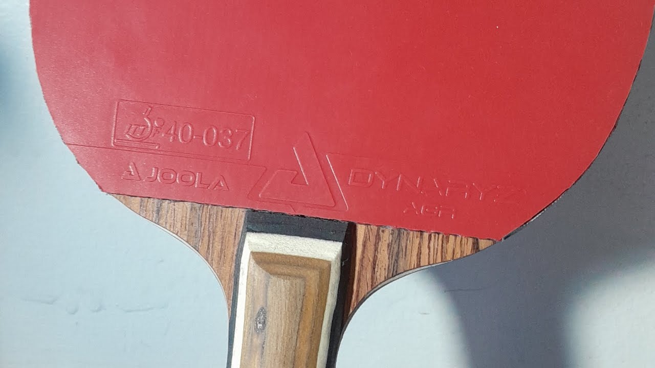 minha nova raquete de tênis de mesa JOOLA