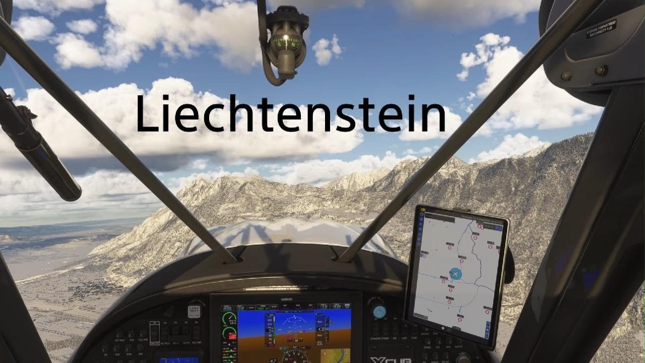 MSFS2024-PS5 Flight over Liechtenstein