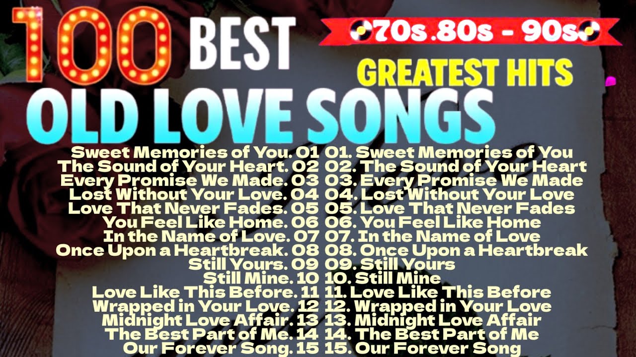 Love Song 80s 90s ♥️ This Romantic Playlist Is Pure Magic ✨ Love Songs That Feel Real
