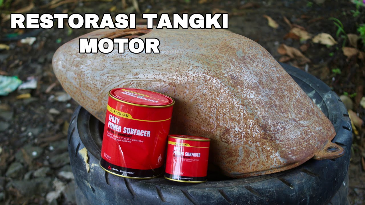 STEP DARI AWAL NGGA KARAT !! REPAINT TANGKI GOLD TOSCA .. ALFAGLOS