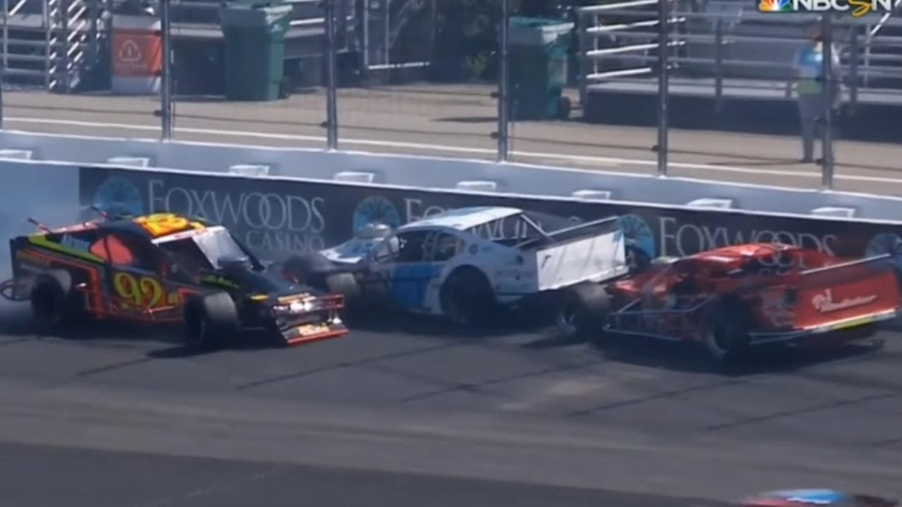 Nascar Whelen Modified - 2018 - Подборка аварий