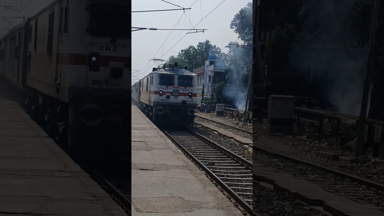 17610 Patna Purna Express #wap7locomotive #highspeed #indianrailways