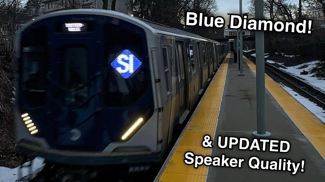 Staten Island Railway: R211S 165-169 Action with Updated Signage & Announcements