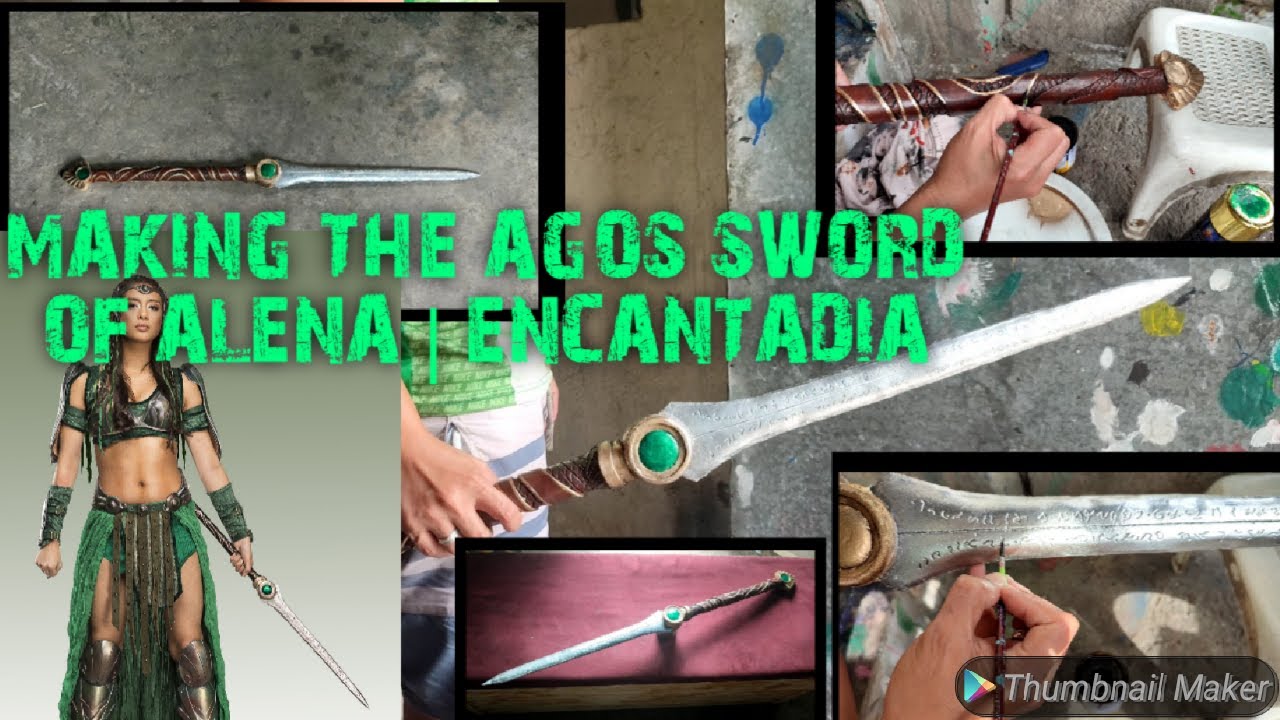 MAKING THE AGOS SWORD OF ALENA | ENCANTADIA (Tutorial)