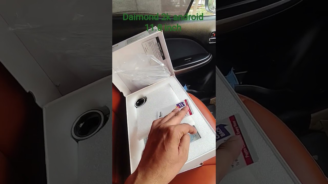 Sound boss Gemstone Daimond 2k Android 11.8 inch unboxing