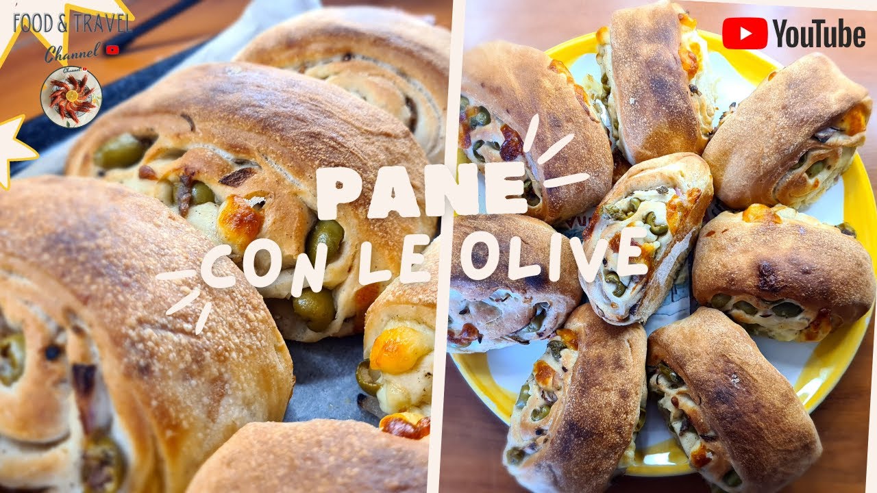 Pane con olive fatto in casa - Ricetta dall'impasto alla tavola