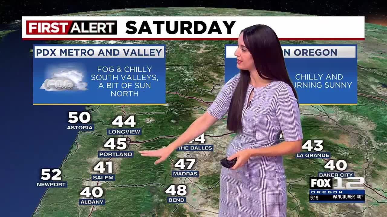 FOX 12 Oregon Friday evening weather forecast for Portland (11/29)