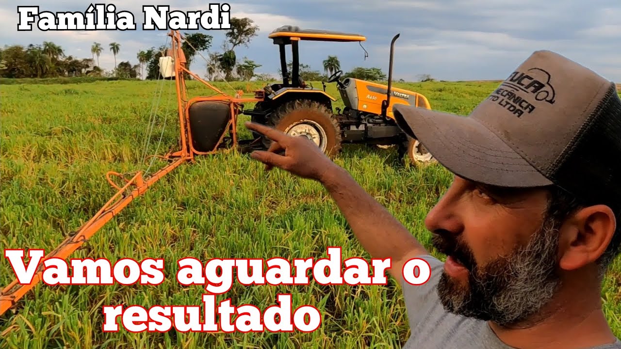 Fazendo a dessecação onde vamos fazer o plantio do milho para silagem.