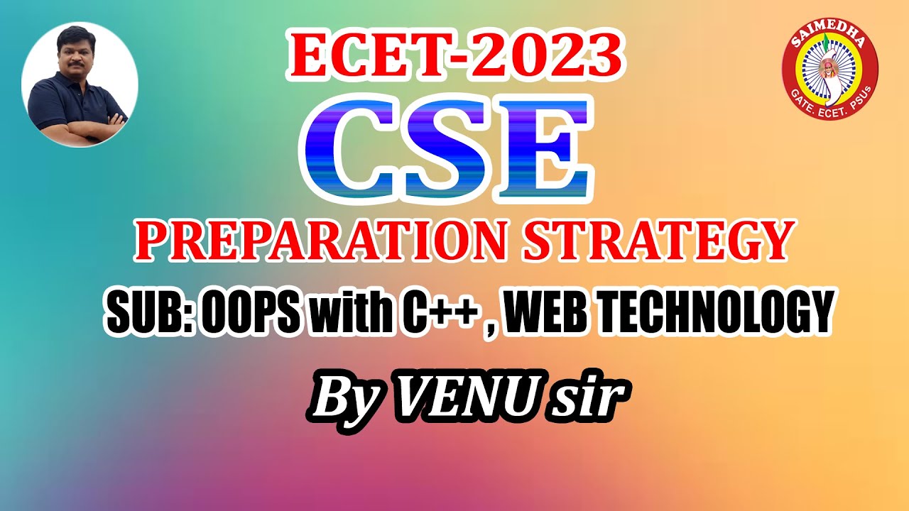 ECET 2023 II CSE PREPARATION STRATEGY II OPPS THROUGH C++ II WEB TECHNOLOGY II
