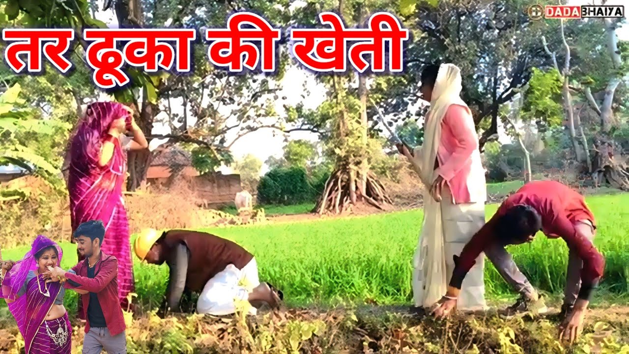 तर ढूका की खेती // tar dhuka ki kheti bundeli comedy video Dada bhaiya ki comedy #fannycomedy