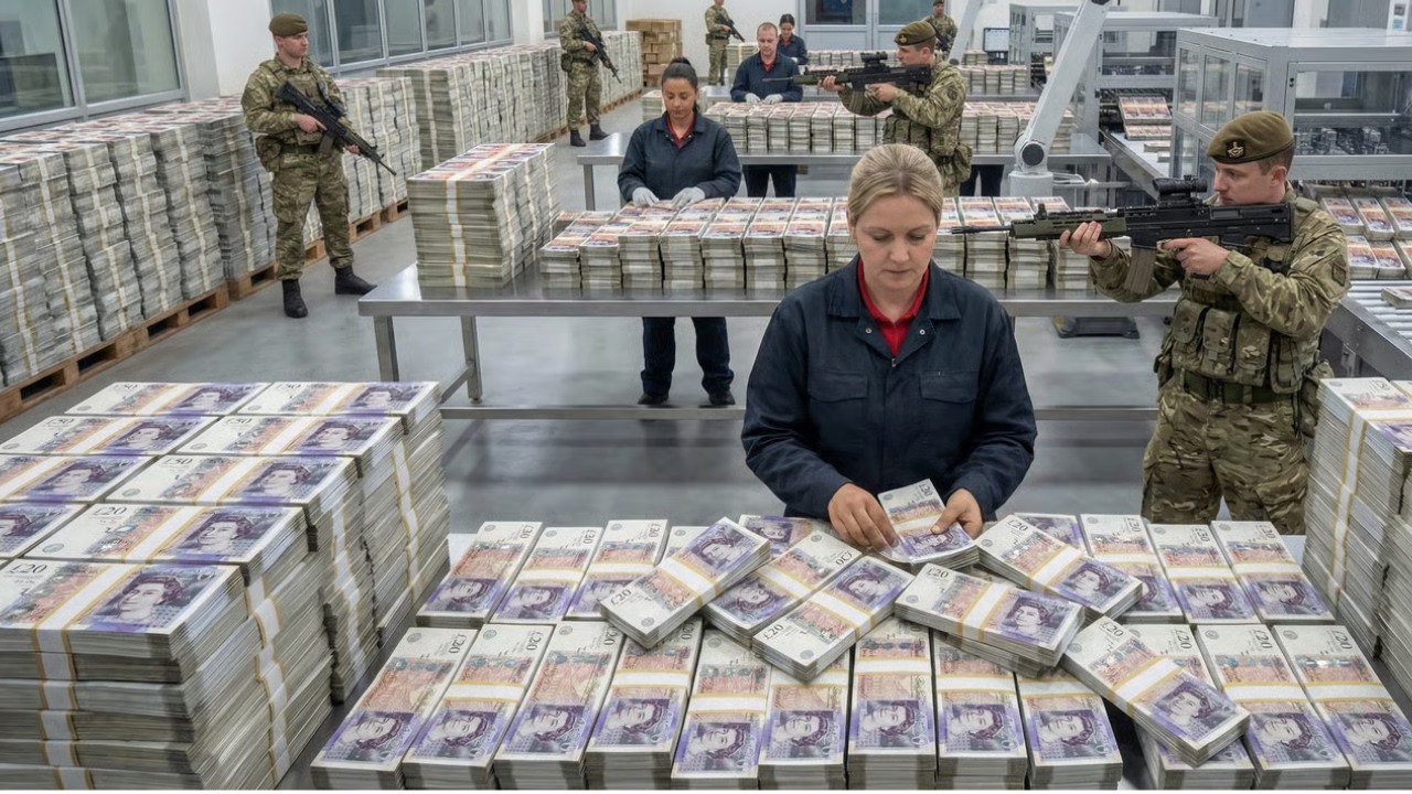 Inside the British Currency Factory: How £1,000,000 is Printed Every Minute (Full Process)