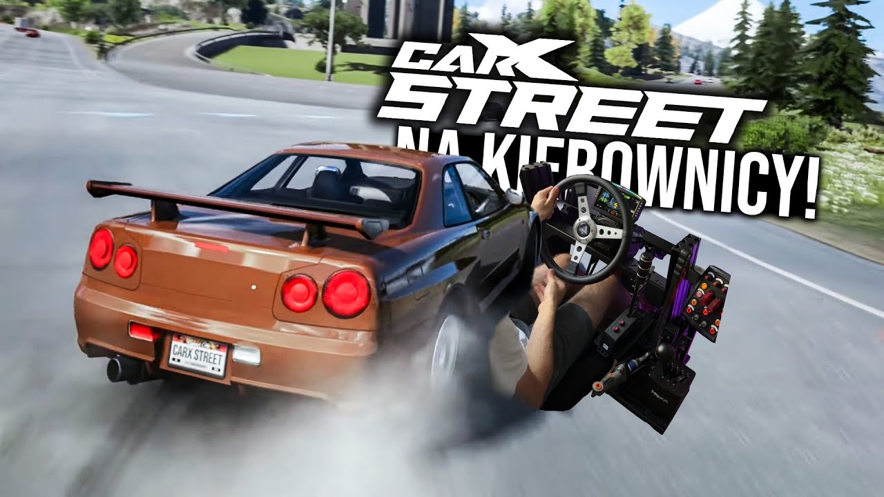 CarX Street PC NA KIEROWNICY! 😍 - TEST MOZA R16 + Pokazałem ustawienia 😎