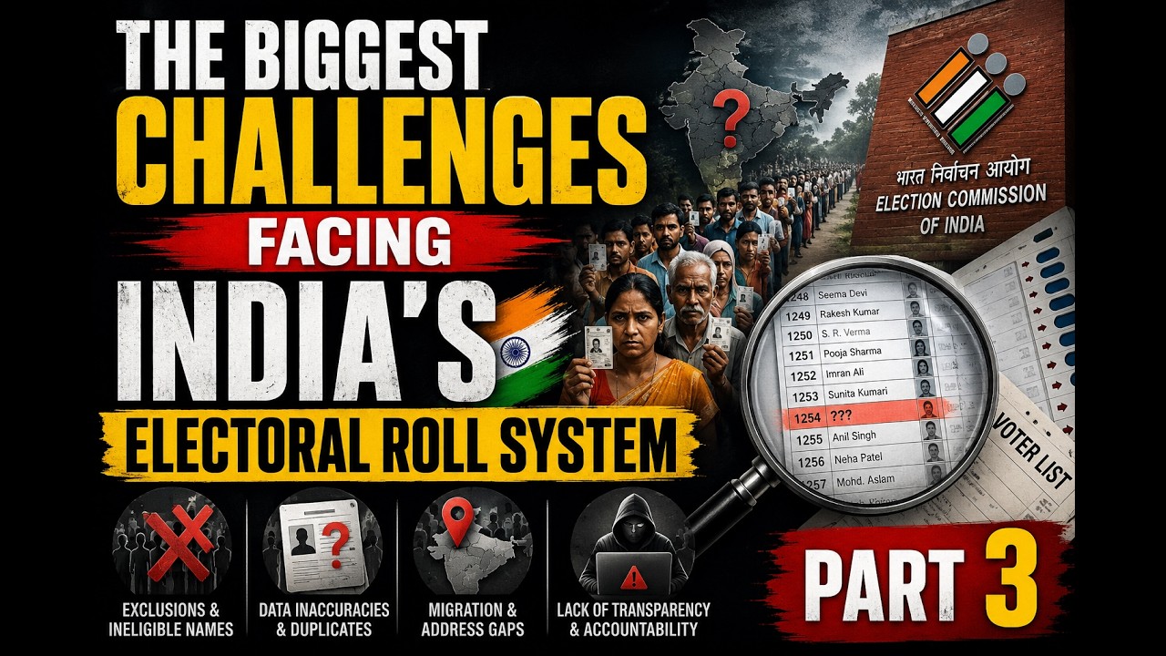 Are India&rsquo;s Electoral Rolls Truly Accurate?Transparency, SIR & Voter Data Explained |PG Bhat|Part 3