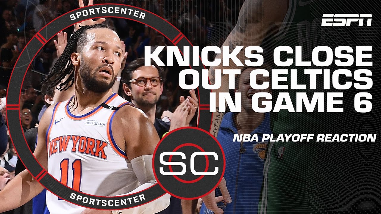 NBA Playoff Reaction 🍿 Knicks blow out Celtics to make ECF for first time since 2000 | SportsCenter
