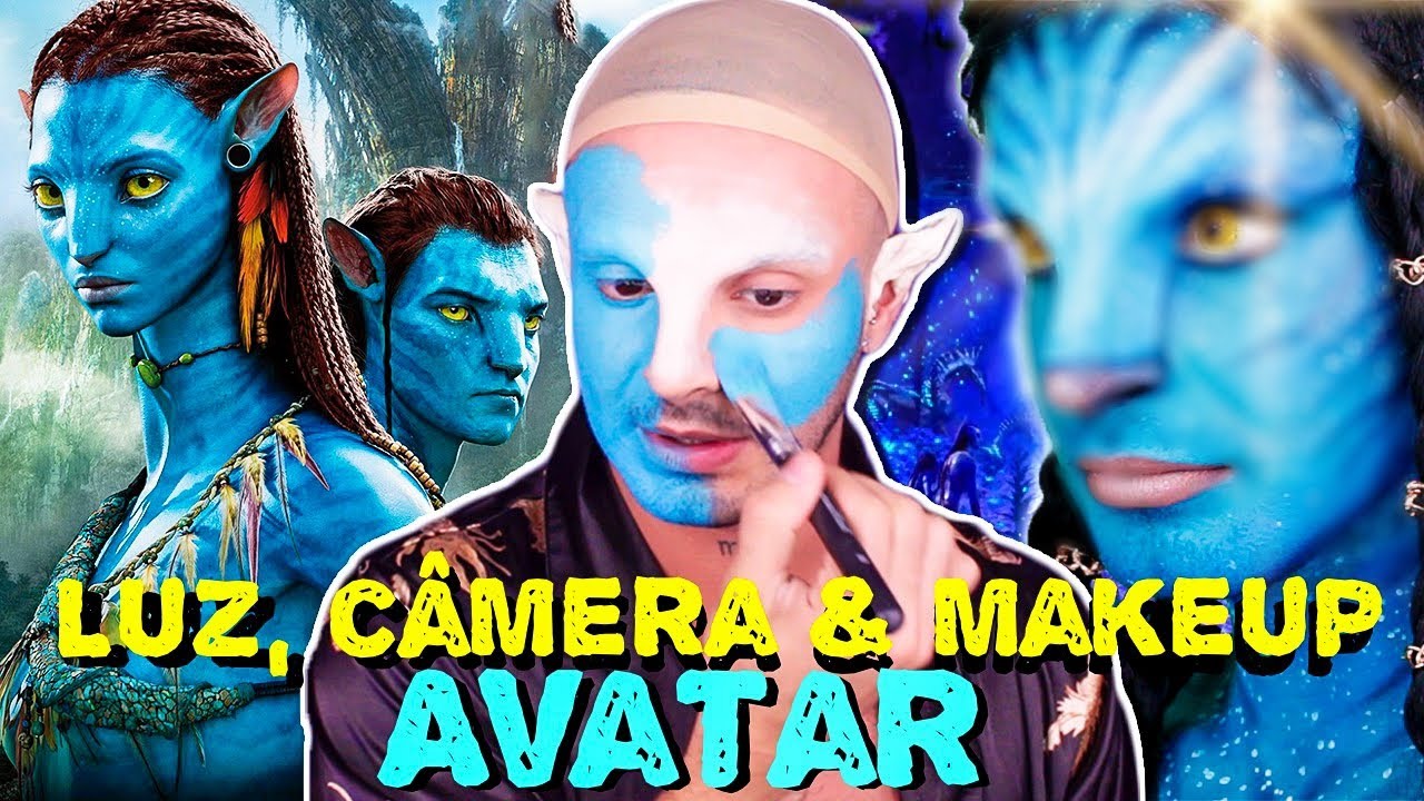 ME TRANSFORMEI EM UM AVATAR *quadro novo* LUZ, CÂMERA & MAKEUP 🎥| Victor Nogueira