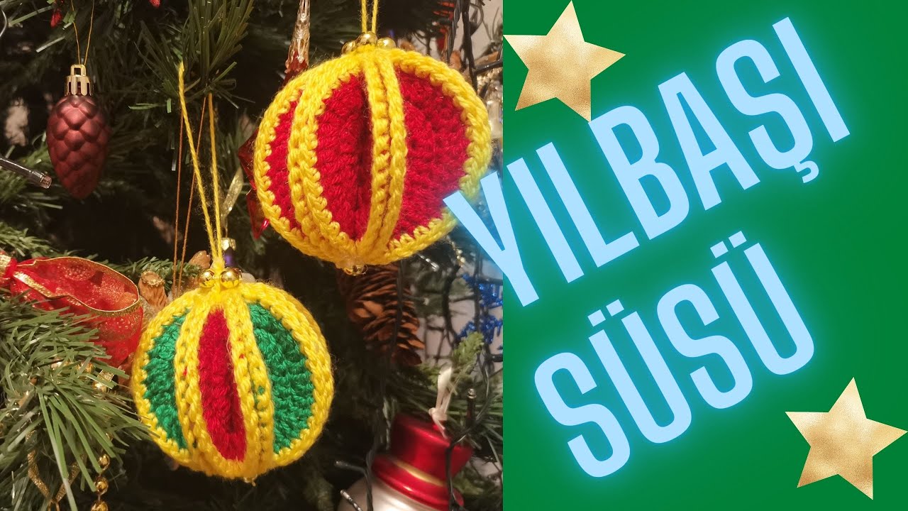 TIĞ İŞİ AĞAÇ SÜSÜ / TIĞ İLE YILBAŞI AĞAÇ SÜSÜ / ÖRGÜ YILBAŞI SÜSLERİ / ÖRGÜ YILBAŞI SÜSLERİ