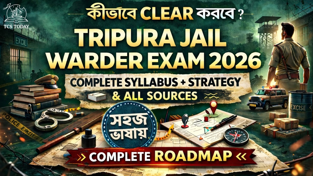 কিভাবে ক্লিয়ার করবে Tripura Jail Warder Exam 2026 | Syllabus Analysis + Exam Plan  | Read Smart