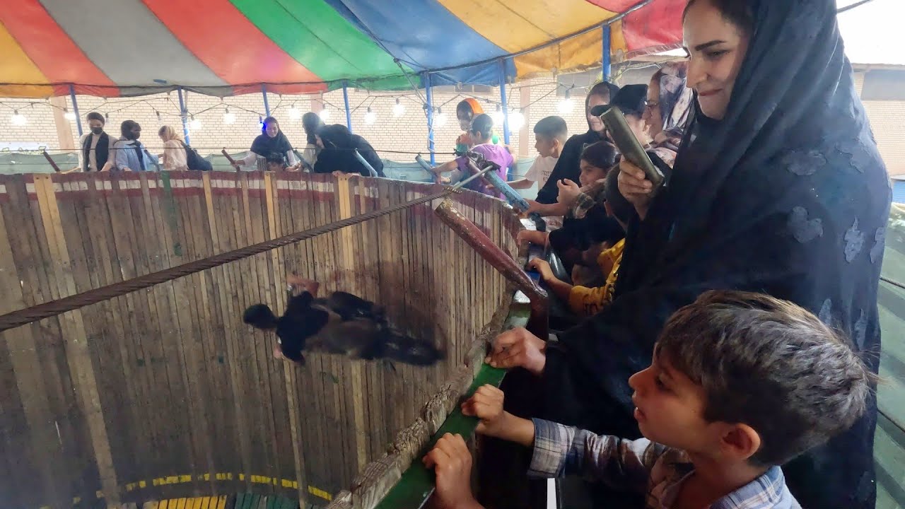 Iranian Nomadic Woman & Her Little Son Go To The City For Some Excitement