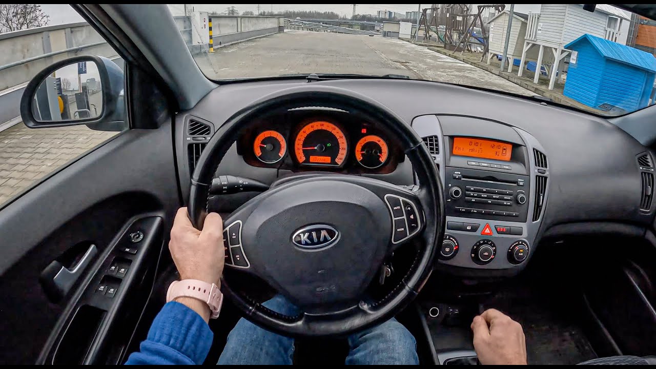 2007 Kia Ceed [1.6 122HP] | POV Test Drive #1011 Joe Black
