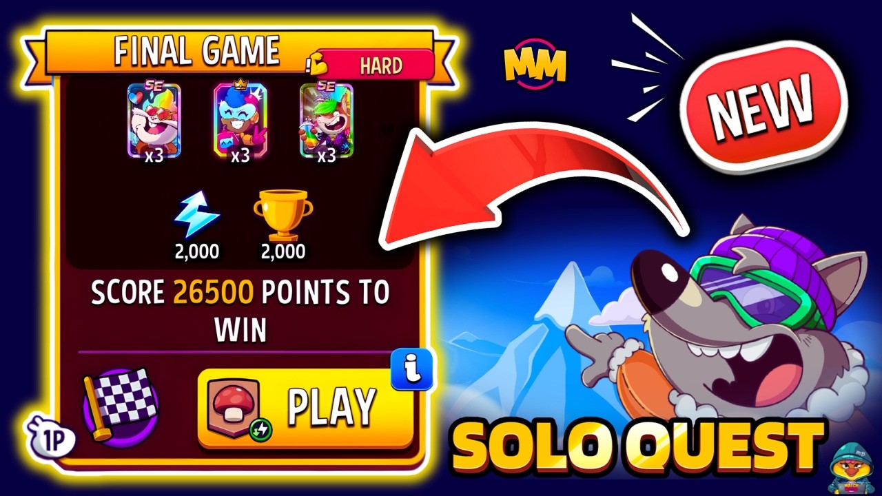 MOUNTAIN TRAIL FULL SOLO QUEST🔥 WIN x6 SOLO & CONQUER THE PEAK #matchmasters