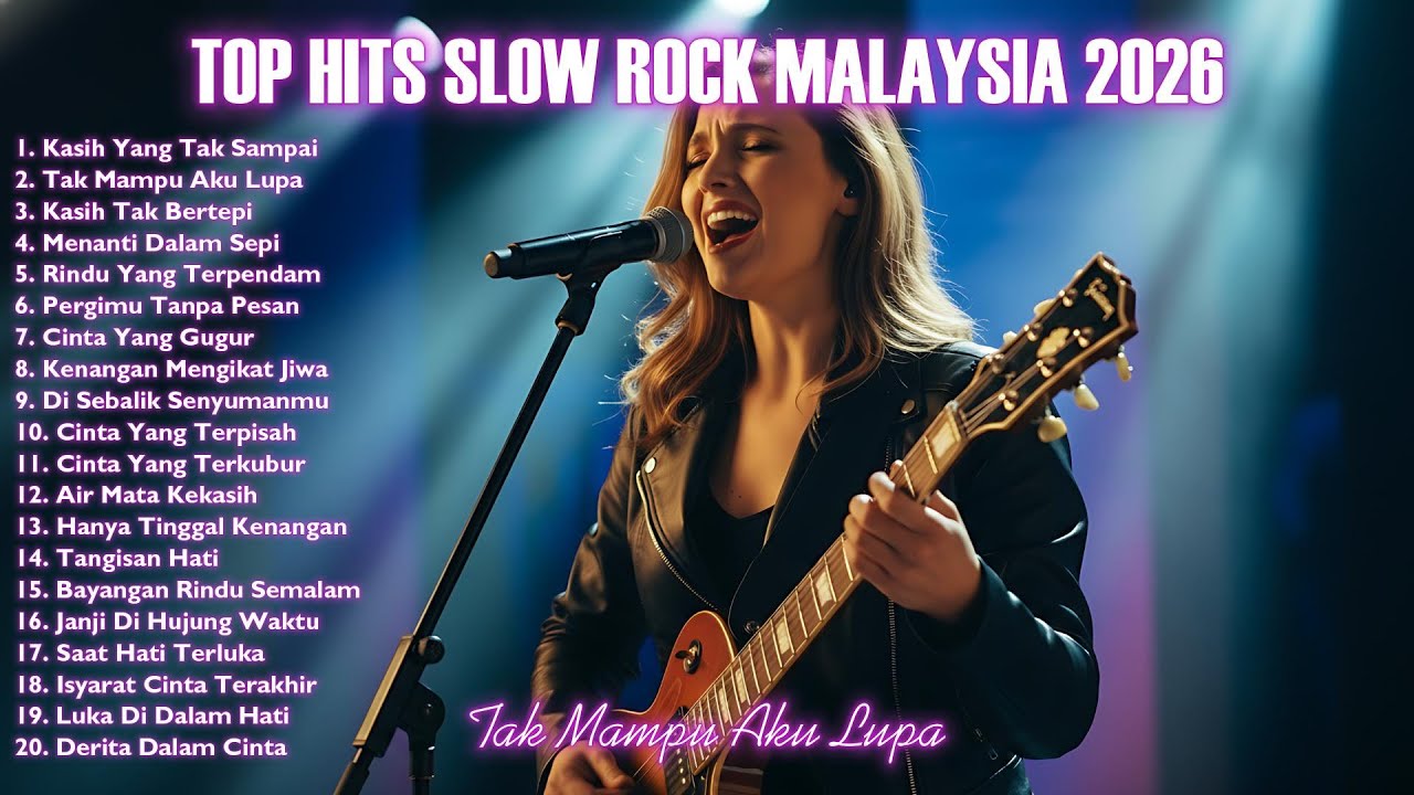 😢 Top Hits Slow Rock 2026 💔 Lagu Galau Yang Tak Mudah Dilupa | Tak Mampu Aku Lupa