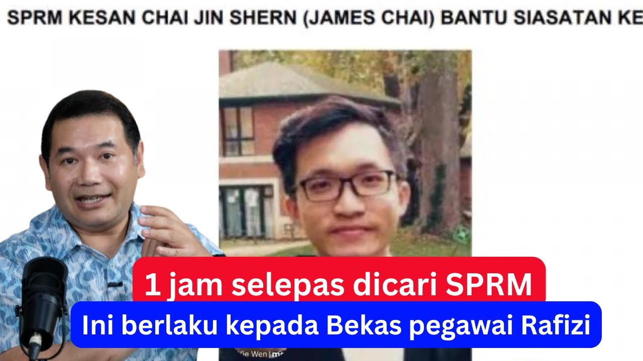 1 jam selepas SPRM CARI BEKAS PEGAWAI RAFIZI, lihat ini berlaku, kejadian menggemparkan Malaysia