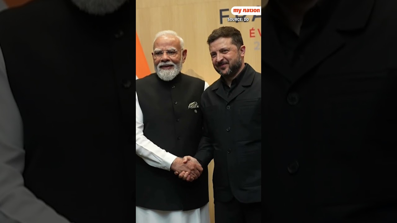 Modi-Zelenskyy Moment At G7: India And Ukraine Leaders Meet In France | My Nation