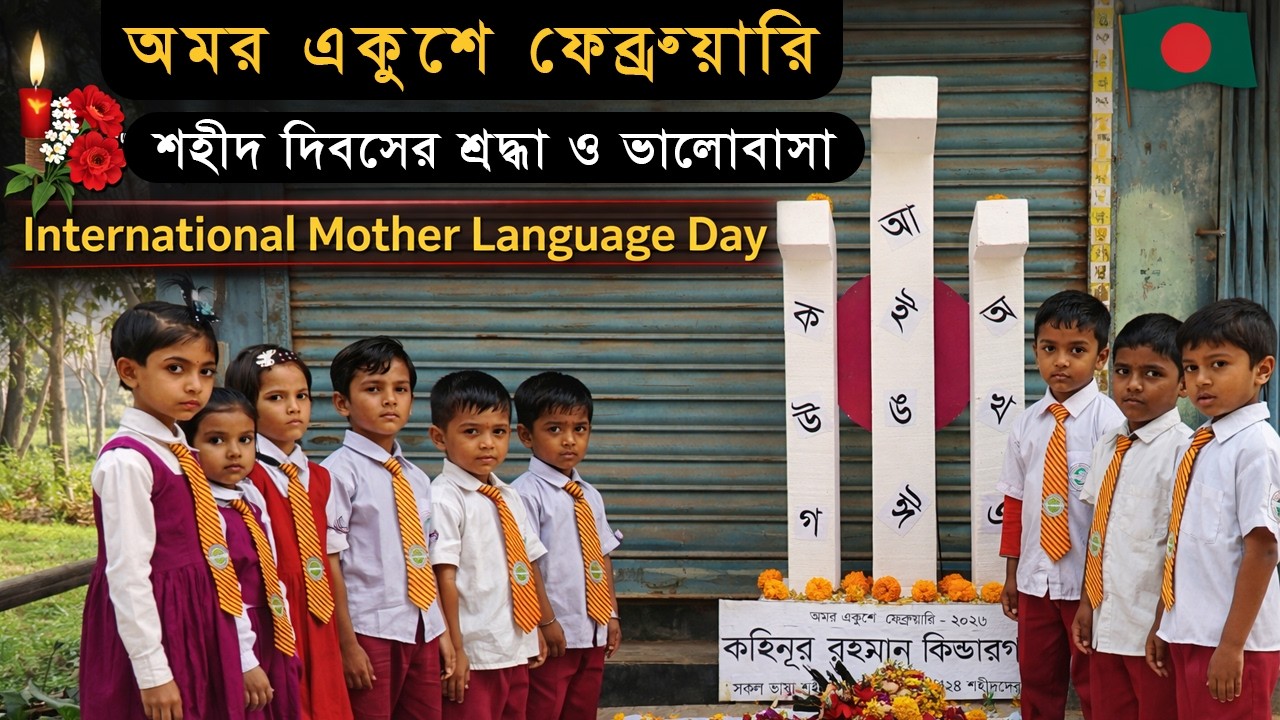 অমর একুশে ফেব্রুয়ারি | শহীদ দিবসে শহীদদের প্রতি শ্রদ্ধা নিবেদন | 21st February Mother Language Day