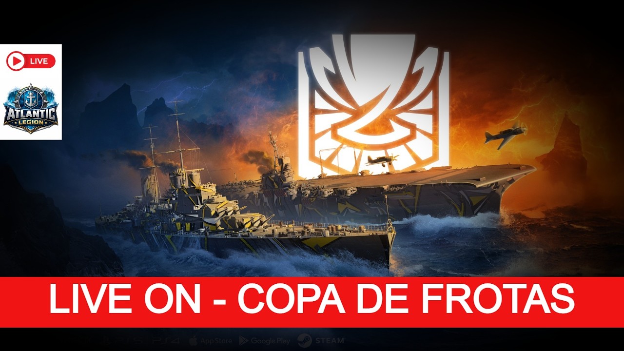 CC/Brazillian Community - WORLD OF WARSHIPS LEGENDS  ATLANTIC LEGION   23/02/2026 - REPRISE