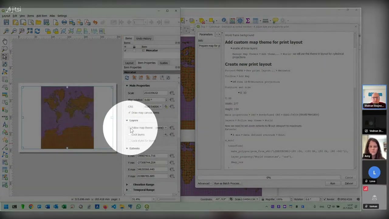 Teaching Projections in Classroom with QGIS - workshop