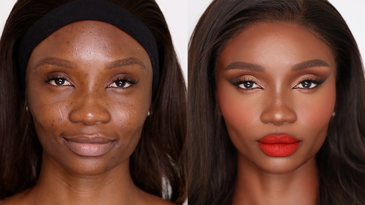 MY SIGNATURE MAKEUP + BRIGHT LIP! | Hindash