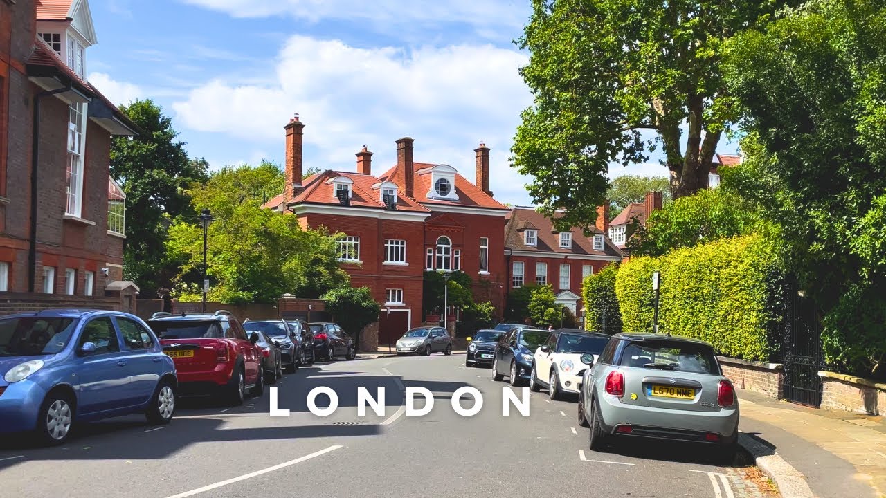 Most Expensive Streets of London | Hampstead | London Summer Walking Tour
