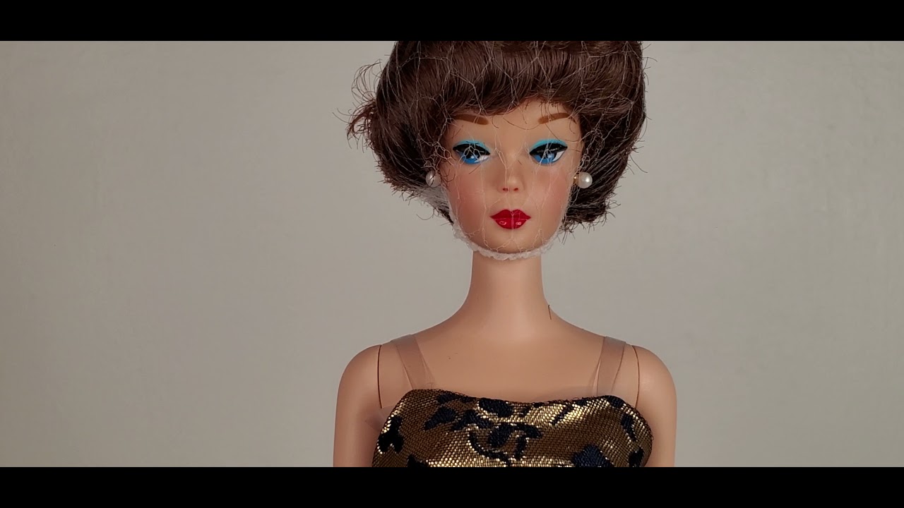 1961 Brunette Bubble cut  Silkstone Barbie Repro