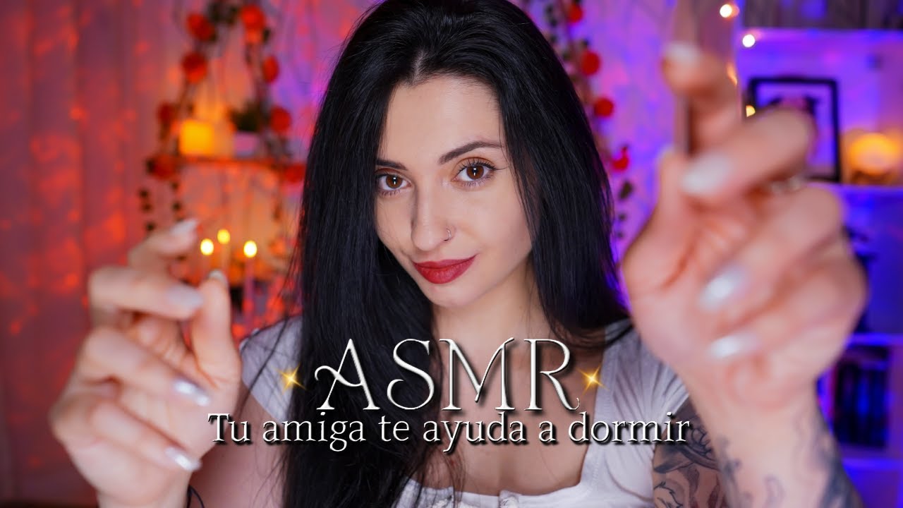 ASMR para dormir con TU AMIGA | ASMR Roleplay | Caricias y mimos para dormir