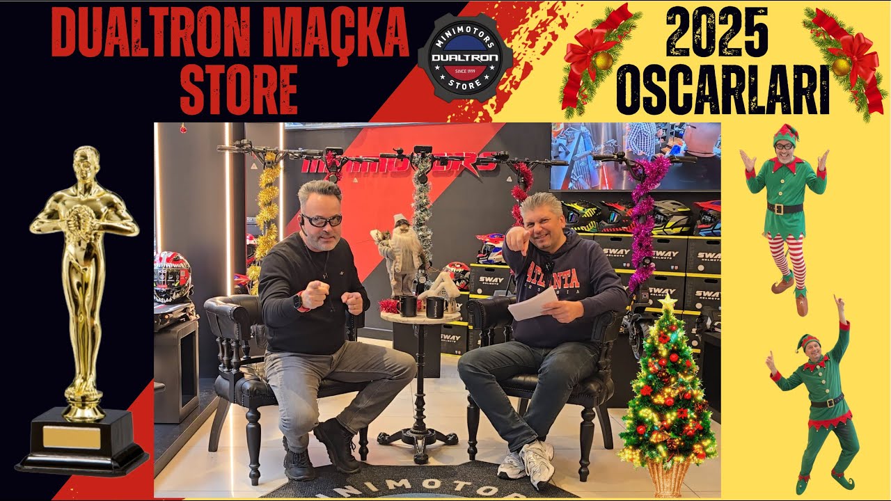 DUALTRON 2025 YILININ EN LERİ MAÇKA STORE 2025 ELEKTRİKLİ SCOOTER TEK TEKER VE SÜRÜCÜ OSCARLARI