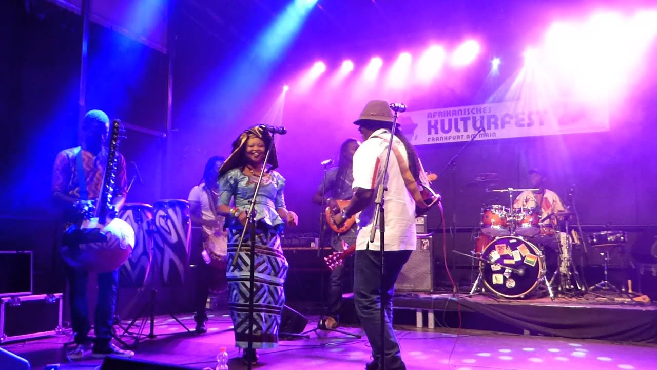 Dabby Balde with Nga Nene at Afrikafest Rebstockpark Frankfurt 2015