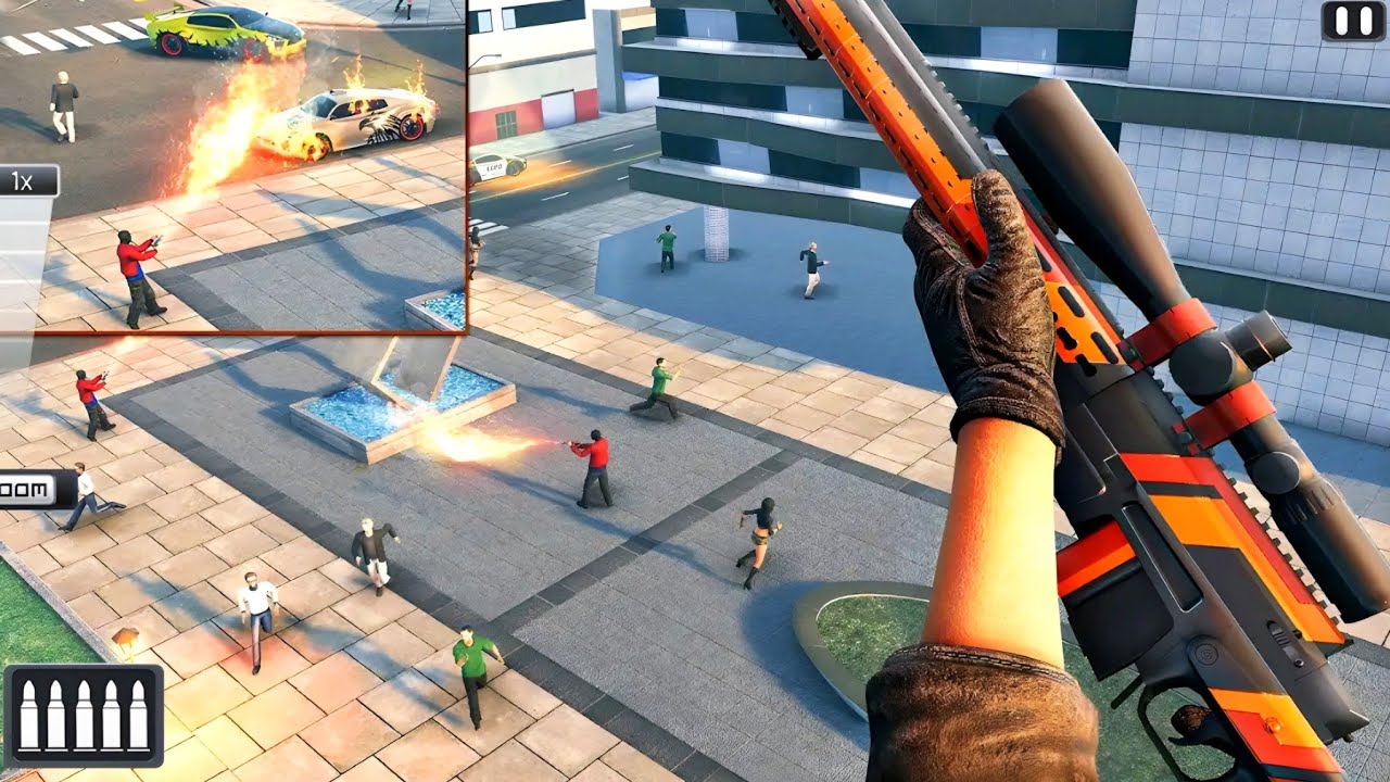 Sniper Shot 3D: Offline Gun Shooting Game _ Android GamePlay #12