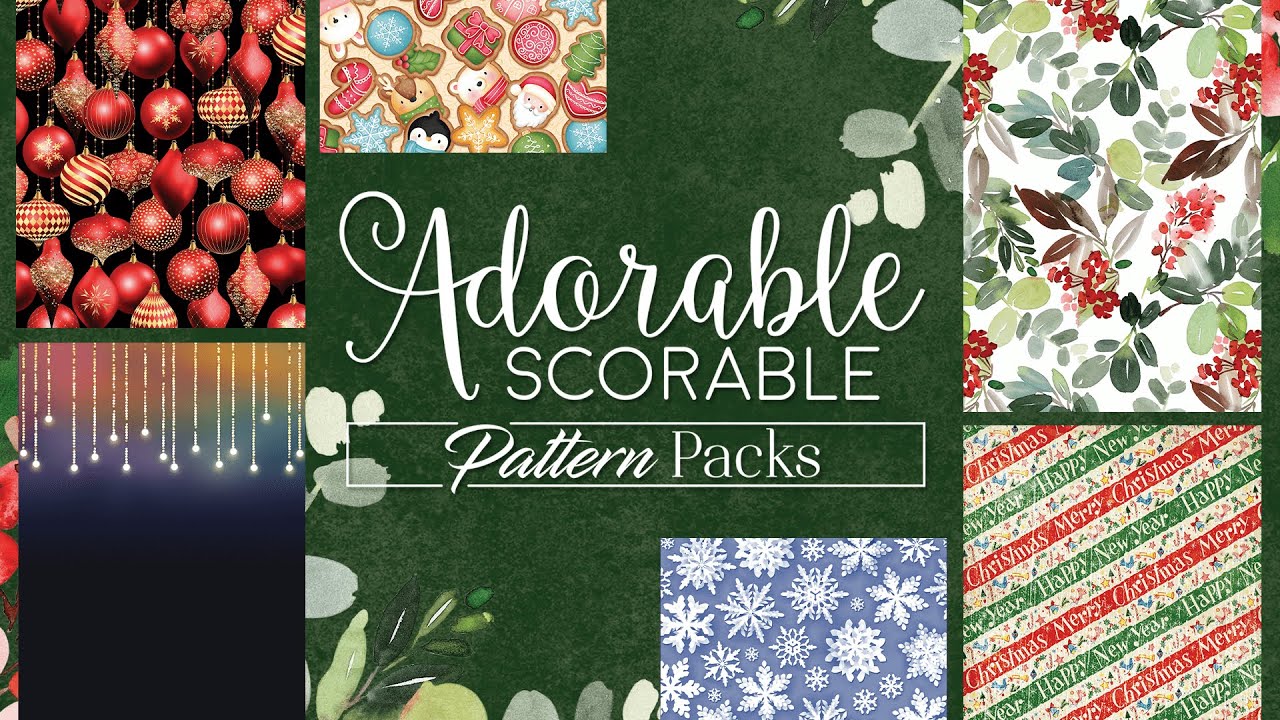 Live Launch - Adorable Scorable Pattern Packs
