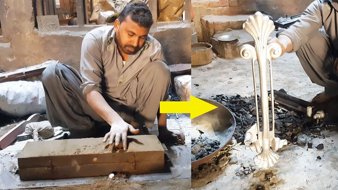 Metal Casting a Door Handle With Amazing Skills