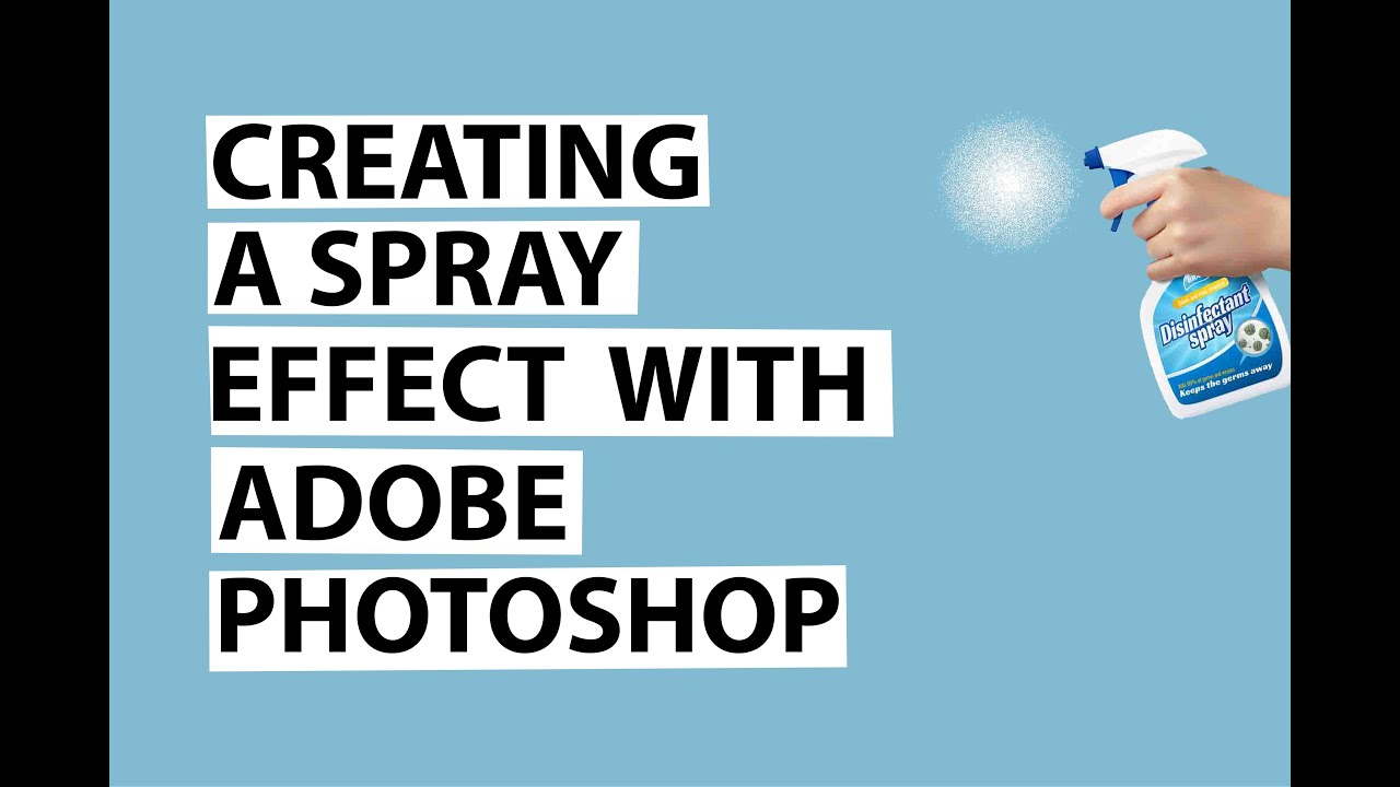 Creating a Spray Effect Wtih Adobe Photoshop