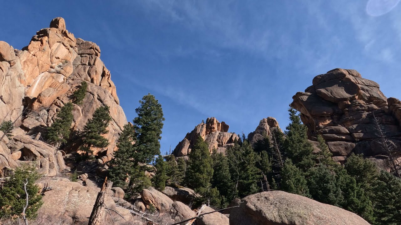 Rolling Creek Trail, Lost Creek Wilderness, Colorado, with exploration of The Castle