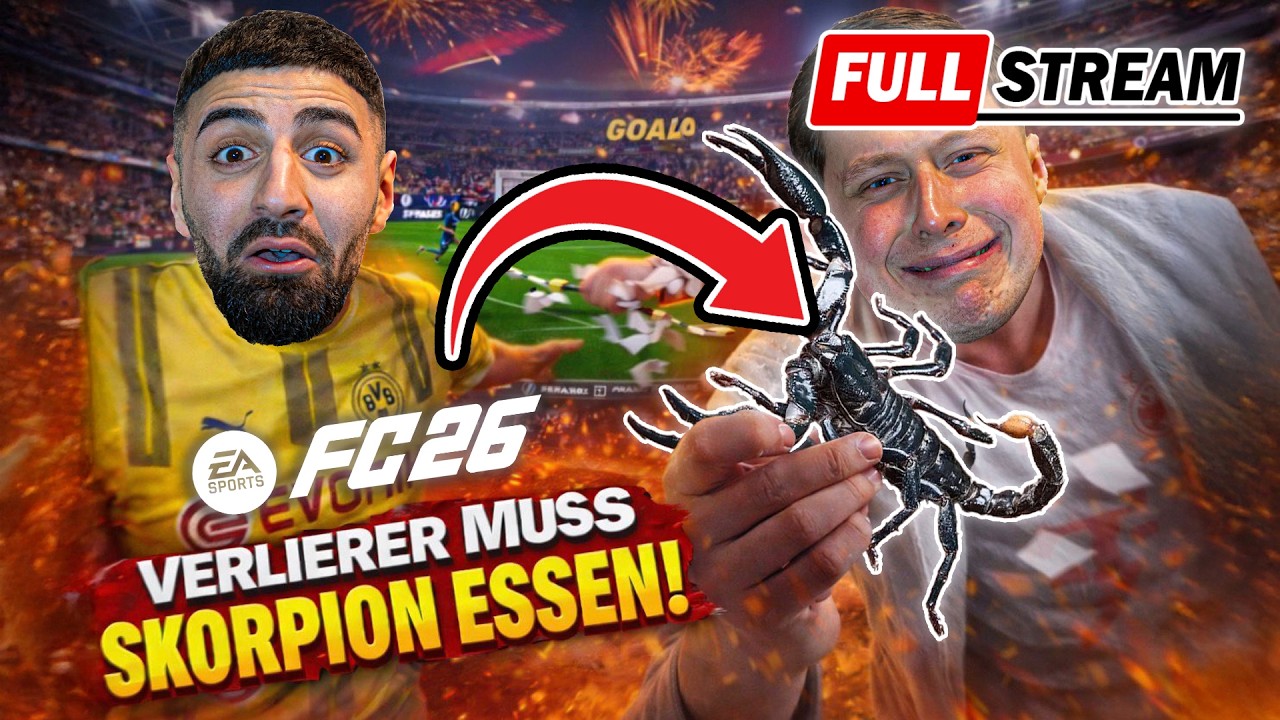 EA FC 26 Match GEHT SCHIEF | VERLIERER ISST SKORPION | FULL STREAM