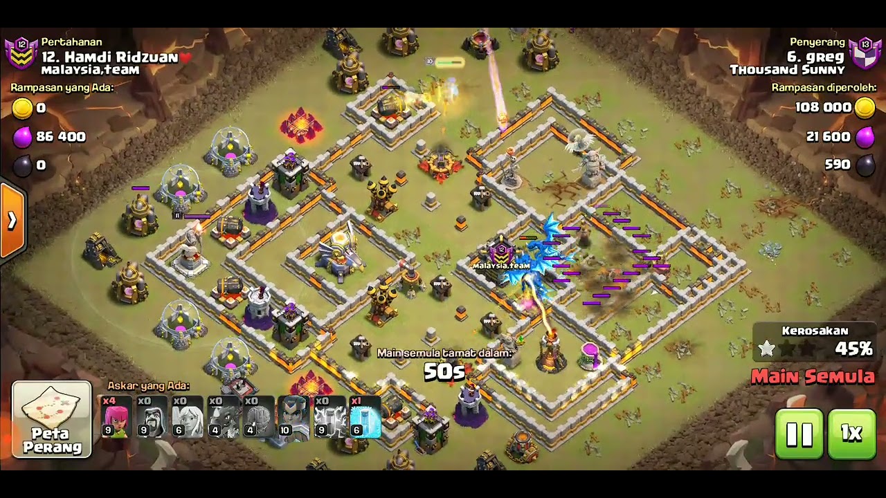 CWL2023 BASE ANTI 3 BINTANG  TH11 MAX DEFEND