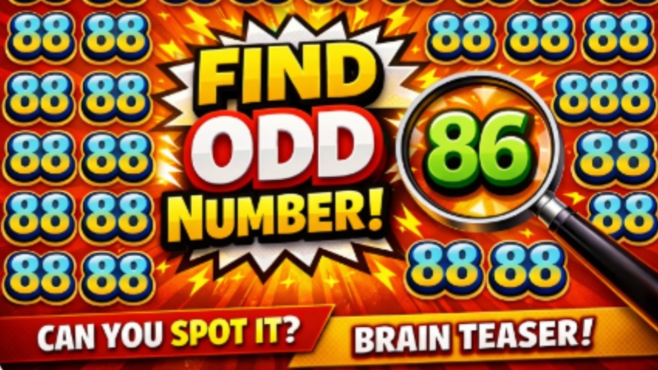 Find The Odd Number 👀 | Only Geniuses Can Find All 🧠