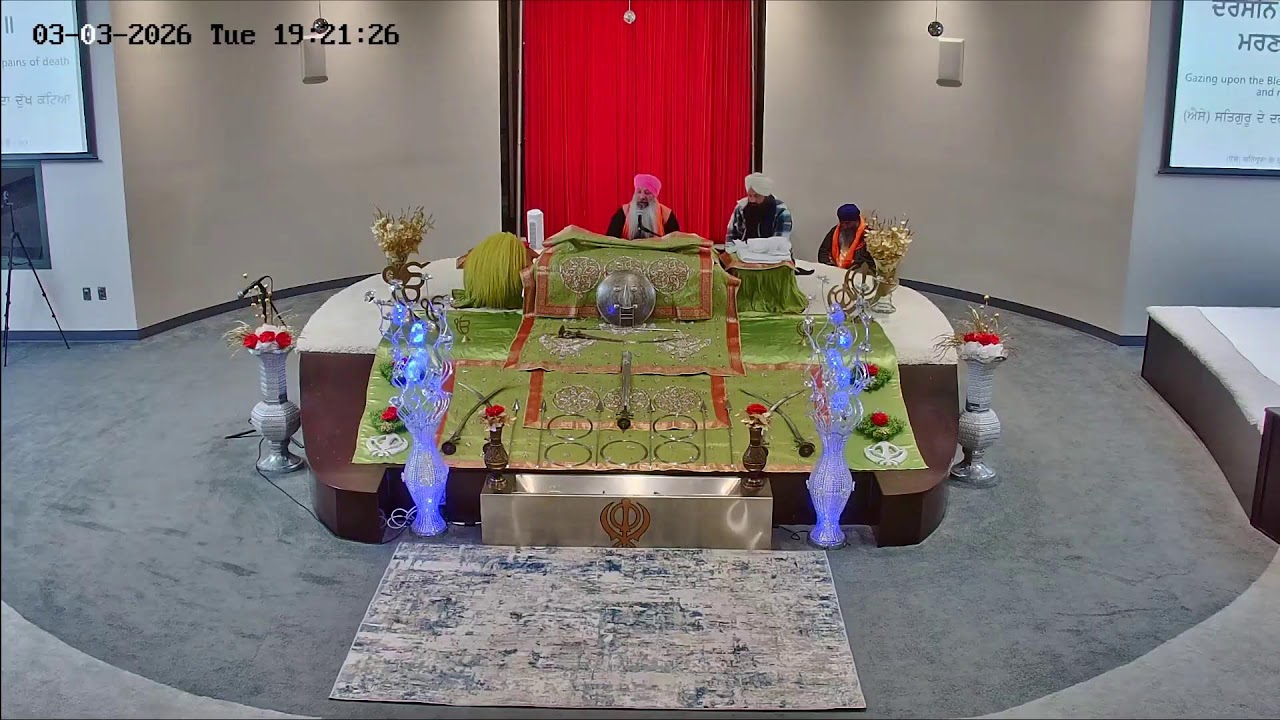 Gurdwara Sahib Kansas Live Telecast Evening  Diwan Mar 03, 2026