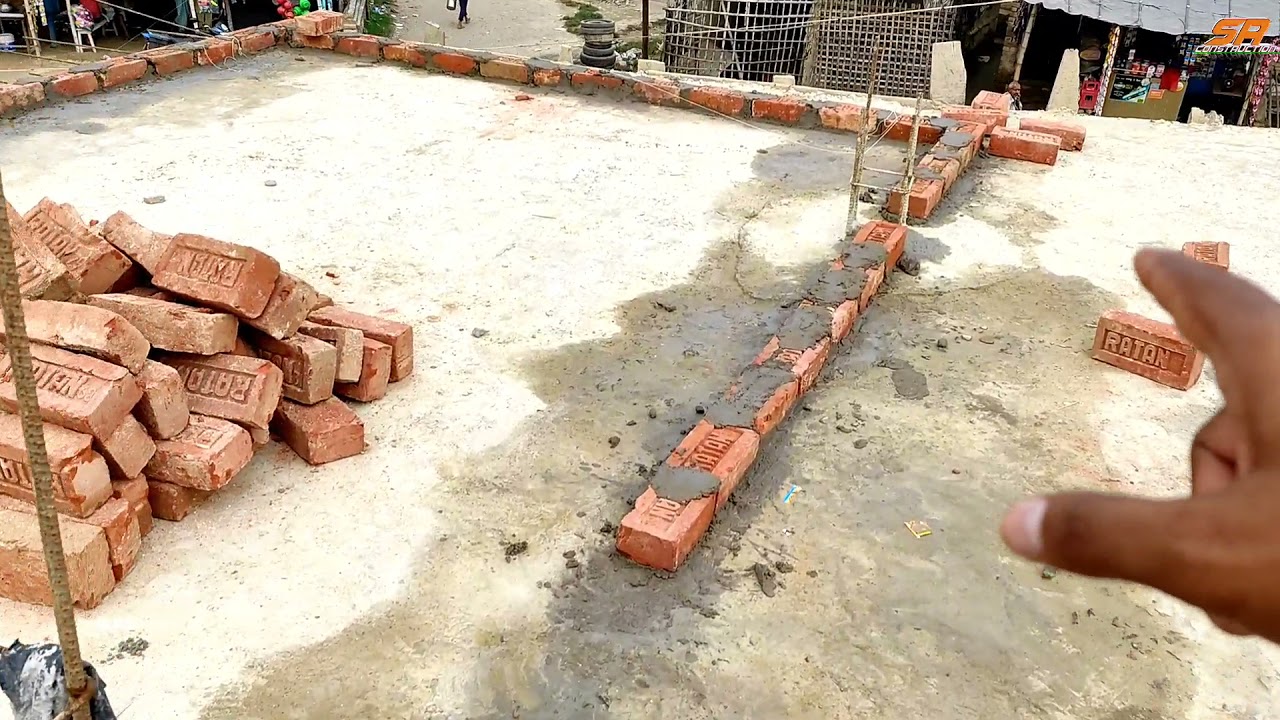 Layout Plan | First Floor Pe Layout Kaise Kiya Jata Hai | Brick Work In First Floor | First Floor