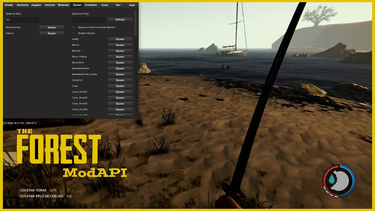 COMO INSTALAR ModAPI no The Forest - Mod Menu The Forest 2024 ATUALIZADO SEM ERROS DOWNLOAD!