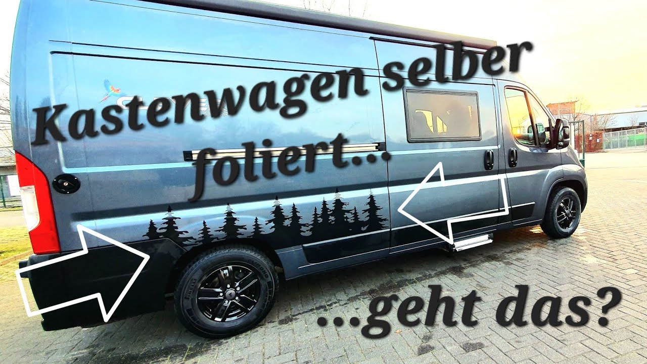 KANN MAN SEIN WOHNMOBIL ODER KASTENWAGEN SELBER FOLIEREN??? Mut zum Muster am Clever Celebration