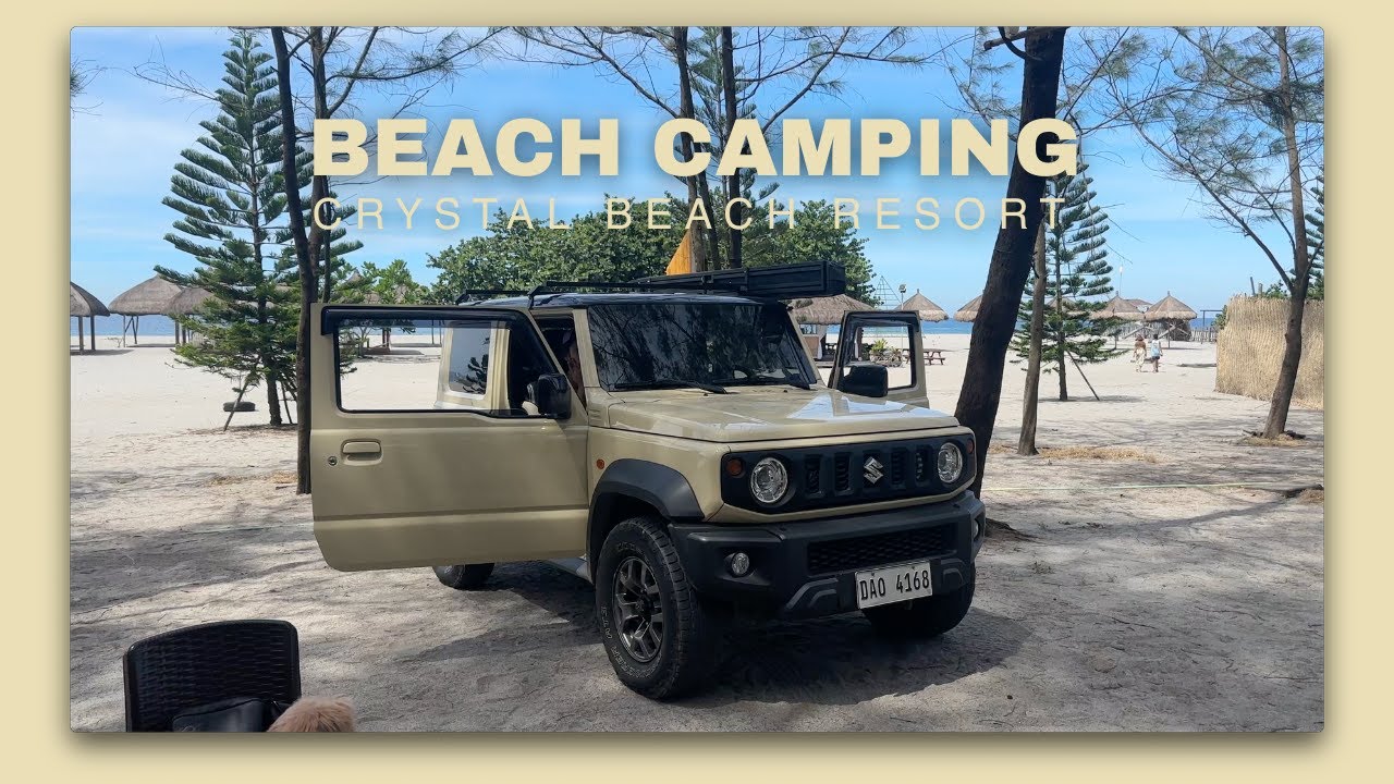 Beach Camping in Crystal Beach Resort | Suzuki Jimny Car Camping | Mobi Garden Holiday 5.9
