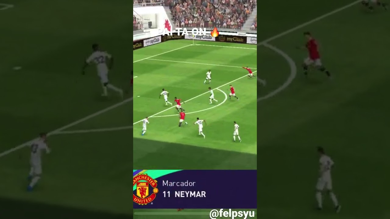 CANETA MAIS LINDA DO NEYMAR PES 2021 MOBILE #neymar